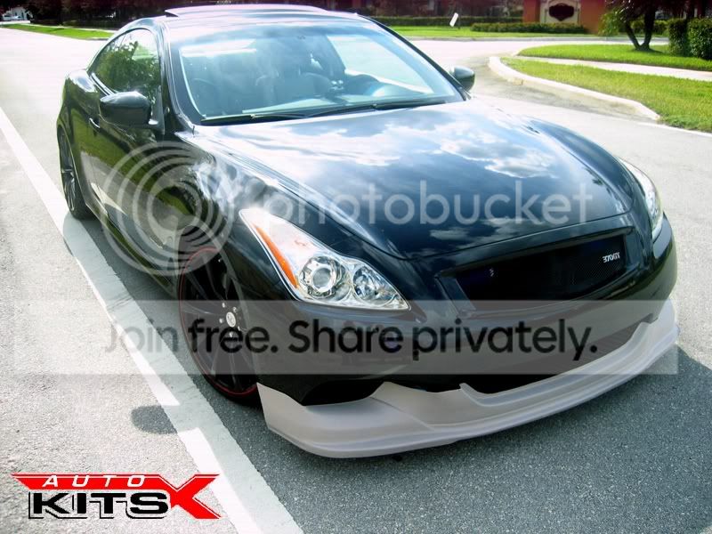 AUTOKITSX 08+ G37 Coupe Front Lip made in Carbon Fiber or Fiberglass